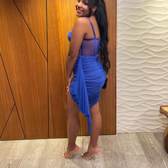 Blue corset dress - Picture 4 of 4